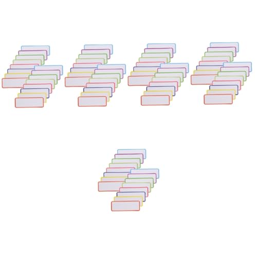 HOMSFOU 5 Sätze Magnetische Beschriftungsetiketten Wiederbeschreibbare Magnetische Whiteboard Tags Für Kühlschrank Und Lager Je Für Flexible Nutzung 54 Stück * 5 HOMSFOU 5 Sätze Magnetische Beschriftungsetiketten Wiederbeschreibbare Magnetische Whiteboard Tags Für Kühlschrank Und Lager Je Für Flexible Nutzung 54 Stück * 5 von HOMSFOU