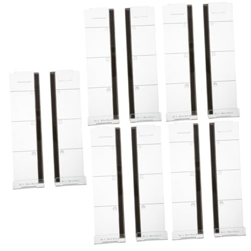 HOMSFOU 5 Sätze Monitorplatine Aus Acryl Schreibtisch Schild Bildschirme Halter Überwachen Memo Notiztafel Für Computermonitore Message Board Überwachen 2 Stücke * 5 von HOMSFOU