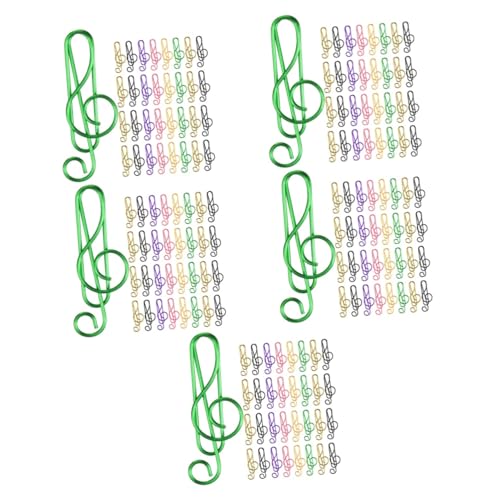 HOMSFOU 5 Sätze Musiknoten Papierclips Kreative Büroklammern Aus Metall Für Schule Büro Und Haushalt Stilvolle Clips Für Notizen Dokumente Und Lesezeichen 85 Stück * 5 HOMSFOU 5 Sätze Musiknoten Papierclips Kreative Büroklammern Aus Metall Für Schule Büro Und Haushalt Stilvolle Clips Für Notizen Dokumente Und Lesezeichen 85 Stück * 5 von HOMSFOU