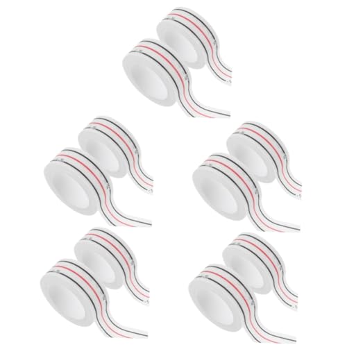 HOMSFOU 5 Sätze Nähpapier Klebeband Diagonales Nahtband Wiederverwendbar Pro Präzise Messungen Benutzerfreundlich Für Quilting Und Nähprojekte 2 Rollen * 5 von HOMSFOU