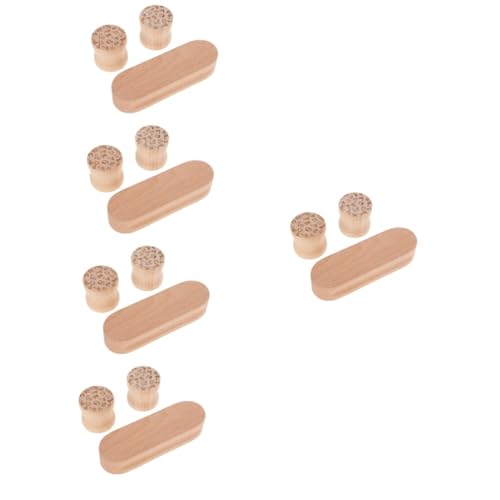 HOMSFOU 5 Sätze Nähwerkzeug Holz Teiliges mit Druckplatte und Runden Holzpressen für Präzises Quilten und Bügeln für Setzen von Falten und Nähprojekten HOMSFOU 5 Sätze Nähwerkzeug Holz Teiliges mit Druckplatte und Runden Holzpressen für Präzises Quilten und Bügeln für Setzen von Falten und Nähprojekten von HOMSFOU
