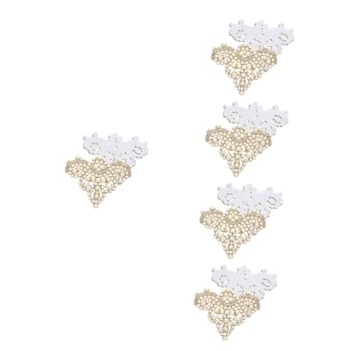 HOMSFOU 5 Sätze Perle Schuhblume Strassdekor Strasssteine Patch Nähen Kleidung Für Dekoration Applikationen Funkeln Mantelflicken Selber Machen Perlenapplikation Golden Stoff 2 Stück * 5 HOMSFOU 5 Sätze Perle Schuhblume Strassdekor Strasssteine Patch Nähen Kleidung Für Dekoration Applikationen Funkeln Mantelflicken Selber Machen Perlenapplikation Golden Stoff 2 Stück * 5 von HOMSFOU