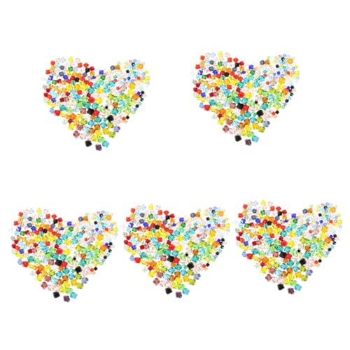 HOMSFOU 5 Sätze Perlenmaterial Halskette DIY Perlen DIY Halskette Perlen Verschiedene Perlen Schmuckherstellung Lose Perlen Halskettenanhänger Geformte Perlen Perlenhalsband 300 Stück * 5 HOMSFOU 5 Sätze Perlenmaterial Halskette DIY Perlen DIY Halskette Perlen Verschiedene Perlen Schmuckherstellung Lose Perlen Halskettenanhänger Geformte Perlen Perlenhalsband 300 Stück * 5 von HOMSFOU