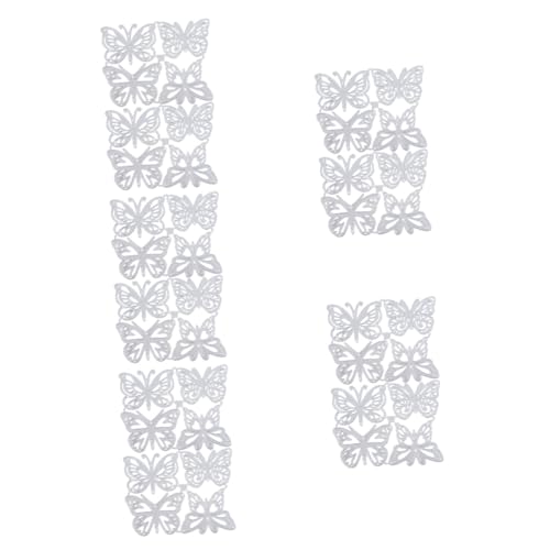 HOMSFOU 5 Sätze Prägeschablone Aus Metall Papierstanzformen Partyzubehör Scrapbooking Stanzformen Schablonen Schmetterlingsstanzungen Dekorative Bastelarbeiten 8 Stück * 5 von HOMSFOU