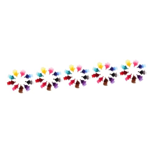 HOMSFOU 5 Sätze Quastenschmuck Seidige Kleine Quasten Quastenanhänger Hängende Quaste Einzigartiger Autoanhänger Handgestrickter Anhänger Baumwolle 50 Stück * 5 HOMSFOU 5 Sätze Quastenschmuck Seidige Kleine Quasten Quastenanhänger Hängende Quaste Einzigartiger Autoanhänger Handgestrickter Anhänger Baumwolle 50 Stück * 5 von HOMSFOU