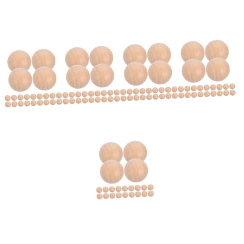 HOMSFOU 5 Sätze Runde Holzkugeln Ohne Loch Lotus Holz Für Diy Malerei Und Basteln Natürliche Glatte Oberfläche Für Schmuckherstellung Und Kreative Projekte 30 Stück * 5 HOMSFOU 5 Sätze Runde Holzkugeln Ohne Loch Lotus Holz Für Diy Malerei Und Basteln Natürliche Glatte Oberfläche Für Schmuckherstellung Und Kreative Projekte 30 Stück * 5 von HOMSFOU