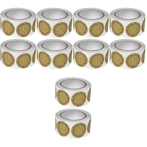 HOMSFOU 5 Sätze Selbstklebende Etikettenaufkleber Klebstoff Verpackungsaufkleber Entfernbare Etiketten Abziehbilder Name Aufkleber-etiketten Khaki Kraftpapier 2 Rollen * 5 HOMSFOU 5 Sätze Selbstklebende Etikettenaufkleber Klebstoff Verpackungsaufkleber Entfernbare Etiketten Abziehbilder Name Aufkleber-etiketten Khaki Kraftpapier 2 Rollen * 5 von HOMSFOU