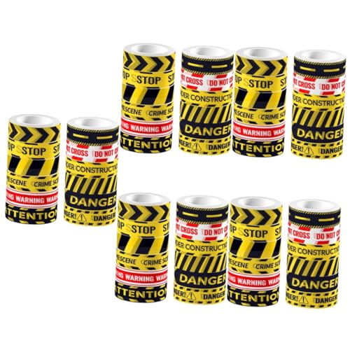 HOMSFOU 5 Sätze Selbstklebendes Warnband Washi Tape Set Für Diy Scrapbooking Und Journaling Dekoratives Klebeband Mit Warnslogan Für Bastelprojekte 12 Rollen * 5 HOMSFOU 5 Sätze Selbstklebendes Warnband Washi Tape Set Für Diy Scrapbooking Und Journaling Dekoratives Klebeband Mit Warnslogan Für Bastelprojekte 12 Rollen * 5 von HOMSFOU