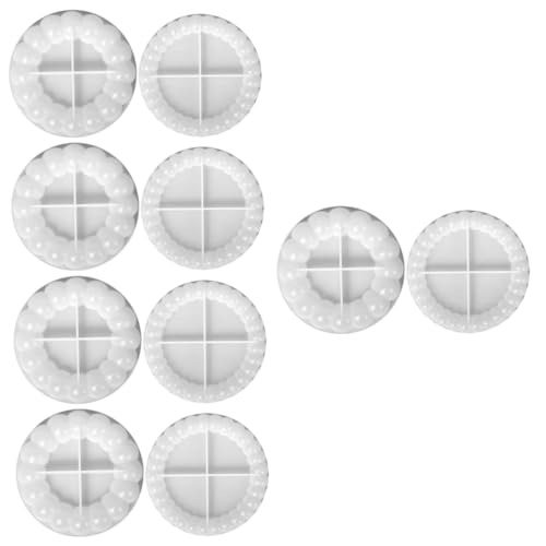 HOMSFOU 5 Sätze Silikonuntersetzer Form Diy Silikon Gießform Für Untersetzer Leicht Und Elastisch Für Bastelprojekte Einfaches Entformen Langlebig Und Wiederverwendbar 2 Stücke * 5 von HOMSFOU