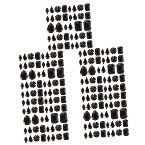HOMSFOU 5 Sätze Strasssteine Zum Aufnähen Glitzernde Diy Dekorationen Für Kleidung Und Taschen Vielseitige Kristallverzierungen Für Handwerk Und Bastelprojekte Schwarze Basis 50 Stück * 5 HOMSFOU 5 Sätze Strasssteine Zum Aufnähen Glitzernde Diy Dekorationen Für Kleidung Und Taschen Vielseitige Kristallverzierungen Für Handwerk Und Bastelprojekte Schwarze Basis 50 Stück * 5 von HOMSFOU