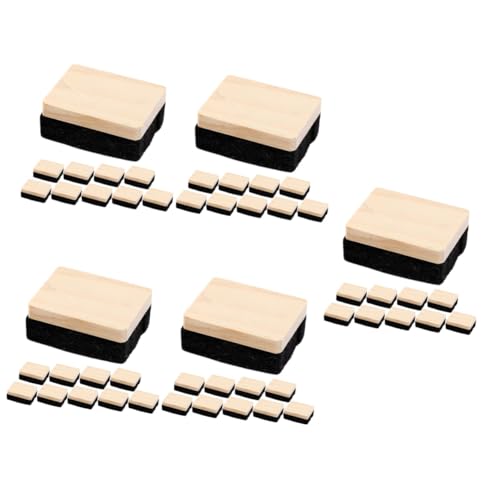 HOMSFOU 5 Sätze Tafellöscher Multifunktionale Kleine Filzradierer Für Schule Büro Und Zuhause Effektive Für Schwarze Und Weiße Leicht Für Meetings Und Präsentationen 10 Stück * 5 HOMSFOU 5 Sätze Tafellöscher Multifunktionale Kleine Filzradierer Für Schule Büro Und Zuhause Effektive Für Schwarze Und Weiße Leicht Für Meetings Und Präsentationen 10 Stück * 5 von HOMSFOU