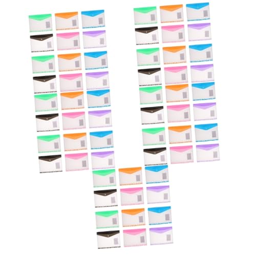 HOMSFOU 5 Sätze Teiliges Dokumentenordner Mehrfarbige Transparente Lose Taschen Bruchsichere Organizer Folien Für Büro Schule Zuhause Und Reise 12 Stücke * 5 HOMSFOU 5 Sätze Teiliges Dokumentenordner Mehrfarbige Transparente Lose Taschen Bruchsichere Organizer Folien Für Büro Schule Zuhause Und Reise 12 Stücke * 5 von HOMSFOU