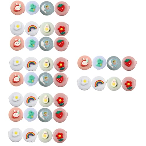 HOMSFOU 5 Sätze Teiliges Mini Maßband Mit Cartoon Motiven Einziehbares Flexibles Maßband Für Nähen Diy Projekte Und Körpermessungen Für Schule Und Zuhause 8 Stück * 5 von HOMSFOU