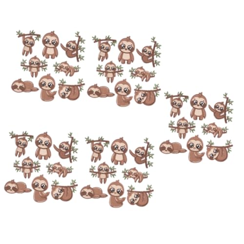HOMSFOU 5 Sätze Teiliges Mit Niedlichen Baumarkt Tier Aufnähern Gestickte Applikationen Für Kleidung Taschen Und Hüte Für Diy Nähprojekte Und Bastelarbeiten 8 Stücke * 5 HOMSFOU 5 Sätze Teiliges Mit Niedlichen Baumarkt Tier Aufnähern Gestickte Applikationen Für Kleidung Taschen Und Hüte Für Diy Nähprojekte Und Bastelarbeiten 8 Stücke * 5 von HOMSFOU