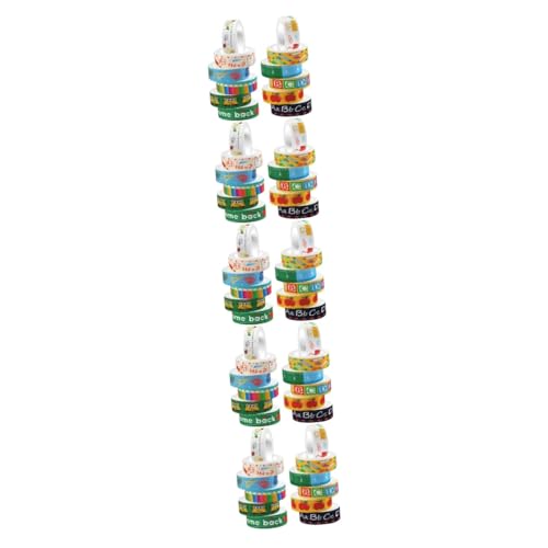 HOMSFOU 5 Sätze Transparentes Rollenband Farbig Ästhetisch Zum Basteln Pastellstreifen Für Scrapbooking Dekorativ Wiederverwendbar Dekoration Basteln Für Notizen 12 Rollen * 5 HOMSFOU 5 Sätze Transparentes Rollenband Farbig Ästhetisch Zum Basteln Pastellstreifen Für Scrapbooking Dekorativ Wiederverwendbar Dekoration Basteln Für Notizen 12 Rollen * 5 von HOMSFOU