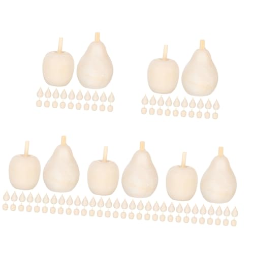 HOMSFOU 5 Sätze Unbemalte Holzfrüchte Für Diy Bastelarbeiten Dekorationen Zum Zeichnen Für Verschiedene Anlässe Und Projekte 20 Stück * 5 HOMSFOU 5 Sätze Unbemalte Holzfrüchte Für Diy Bastelarbeiten Dekorationen Zum Zeichnen Für Verschiedene Anlässe Und Projekte 20 Stück * 5 von HOMSFOU