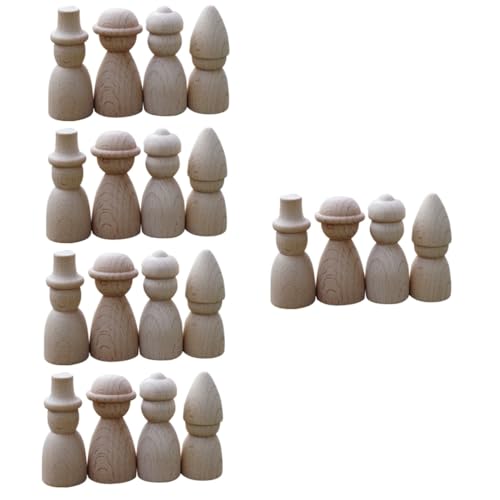 HOMSFOU 5 Sätze Unbemalte Holzpuppen Diy Holzfiguren Unfertige Holzpuppen Für Kinderzimmer Dekoration 4 Stück * 5 HOMSFOU 5 Sätze Unbemalte Holzpuppen Diy Holzfiguren Unfertige Holzpuppen Für Kinderzimmer Dekoration 4 Stück * 5 von HOMSFOU