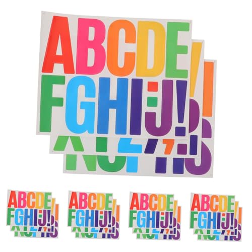HOMSFOU 5 Sätze Wasserdichte Selbstklebende Alphabet Buchstaben Aufkleber Bunte Kleine Buchstaben Sticker für Klassenzimmer Pinnwand Poster DIY Basteln Notizbuch Dekoration HOMSFOU 5 Sätze Wasserdichte Selbstklebende Alphabet Buchstaben Aufkleber Bunte Kleine Buchstaben Sticker für Klassenzimmer Pinnwand Poster DIY Basteln Notizbuch Dekoration von HOMSFOU
