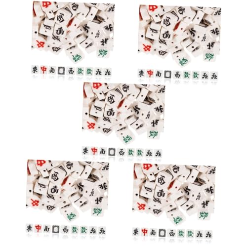 HOMSFOU 5 Sätze Weiche Polymer Mahjong Spacer Perlen Für Diy Schmuckherstellung Für Armbänder Und Bastelprojekte Leicht Und Tragbar 100 Stück * 5 HOMSFOU 5 Sätze Weiche Polymer Mahjong Spacer Perlen Für Diy Schmuckherstellung Für Armbänder Und Bastelprojekte Leicht Und Tragbar 100 Stück * 5 von HOMSFOU