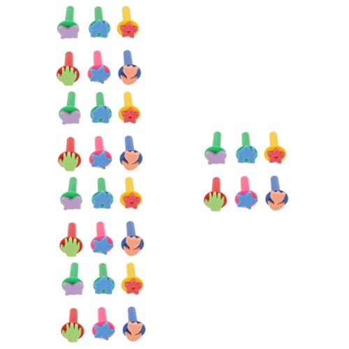 HOMSFOU 5 Sätze Zeichenwerkzeuge Für Kleine Schwämme Große Waschbare Pinsel Für Kleinkinder Zum Basteln Ausmalen Für Fingerkunst Skizzieren Pinsel Malschwamm Hand 6 Stück * 5 HOMSFOU 5 Sätze Zeichenwerkzeuge Für Kleine Schwämme Große Waschbare Pinsel Für Kleinkinder Zum Basteln Ausmalen Für Fingerkunst Skizzieren Pinsel Malschwamm Hand 6 Stück * 5 von HOMSFOU