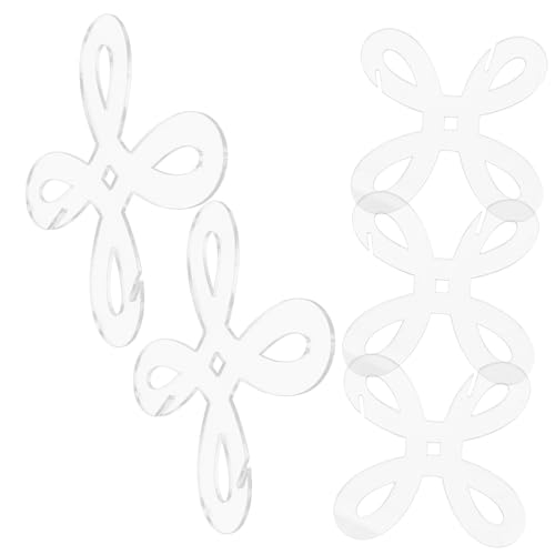 HOMSFOU 5 Stück Acryl Wickler Spulenzubehör Faden Wolle Stickstich Transparente Garn Organizer Webwickler Werkzeuge Kleine Spulen Zum Nähen Von Garn Nähspulen Garnhalter Leere von HOMSFOU