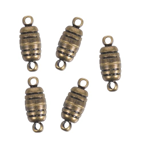 HOMSFOU 5 Stück Armbandschnalle Aus Reinem Kupfer Halsketten Anhängerverschlüsse Magnetverschlüsse Schmuckmagnete Verschlüsse Zur Schmuckherstellung Schmuckverschlüsse von HOMSFOU