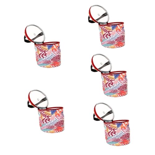HOMSFOU 5 Stück Aufbewahrungstasche aus Wolle Einkaufstasche stricken Taschenorganisator Strickgarn Tasche klein gehäkelter Aufbewahrungsorganisator Garnsack Oxford-Stoff von HOMSFOU