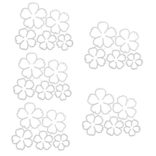 HOMSFOU 5 Stück Blumenmetallform Schnitte Mini-Papierblumen-Stanzformen Blätter gestanzt werkzeug bastelset DIY handwerk stanzschablone Stanzformen für Papierhandwerk Eisen von HOMSFOU