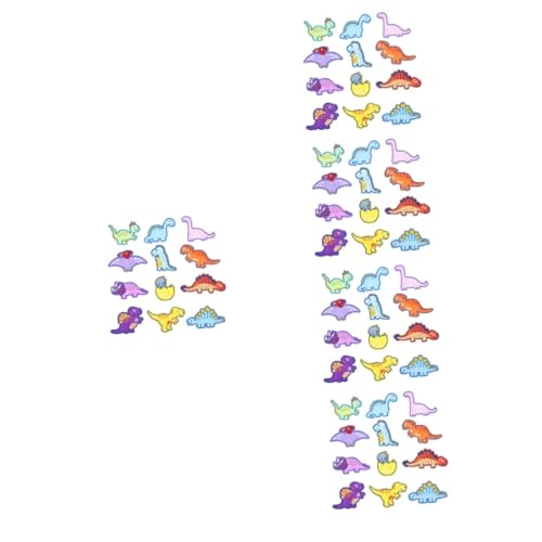 HOMSFOU 5 Stück Cartoon Dinosaurier -Stoffaufkleber Stickerei-Patch-Material nähen Dinosaurierstoff Flicken für Kleidung dekorative Patches Jungs Kleidungsflicken Kleiderflicken Polyester von HOMSFOU