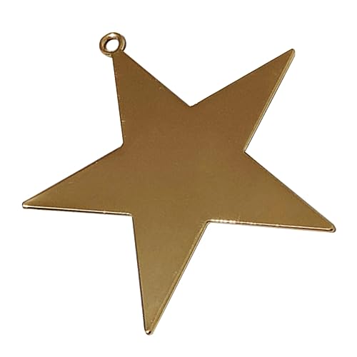 HOMSFOU 5 Stück Diy Fünfzackige Stern Ohrring Zubehör Teiliges Legierung Schmuckherstellung für Anhänger Ohrringe und Armbänder von HOMSFOU