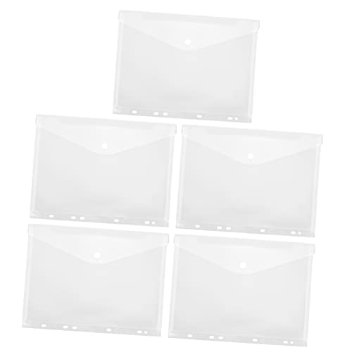 HOMSFOU 5 Stück Dokumententaschen Transparente Foto Organizer für Dokumente Fotos und Unterlagen für Büro Schule und Reisen HOMSFOU 5 Stück Dokumententaschen Transparente Foto Organizer für Dokumente Fotos und Unterlagen für Büro Schule und Reisen von HOMSFOU
