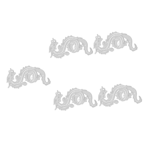HOMSFOU 5 Stück Dragon Stanzschablone Metall Dekorative Stanzform für DIY Karten Scrapbooking und Hochzeitskarten Vielseitige Drachenmotiv Stanzform für Bastelprojekte HOMSFOU 5 Stück Dragon Stanzschablone Metall Dekorative Stanzform für DIY Karten Scrapbooking und Hochzeitskarten Vielseitige Drachenmotiv Stanzform für Bastelprojekte von HOMSFOU
