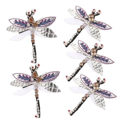 HOMSFOU 5 Stück Dragonfly Aufnäher für Kleidung Dekorative Patches für Diy Hochwertige Stickapplikationen für Jacken Shirts und Hosen Leicht und Einfach Anzuwenden von HOMSFOU