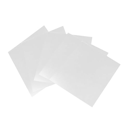 HOMSFOU 5 Stück Drucker Zubehör Transparente PVC Schablonenblätter Flexibel Wiederverwendbar für DIY Bastelprojekte Kompatibel mit Schneidemaschinen von HOMSFOU