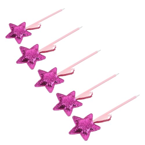 HOMSFOU 5 Stück Glitzer Kugelschreiber mit Sternmotiv Kreative Glitzernde Schreibstifte Komfortable Kugelschreiber für Schüler und Büro Auffällige Kawaii Schreibwaren für Schule und HOMSFOU 5 Stück Glitzer Kugelschreiber mit Sternmotiv Kreative Glitzernde Schreibstifte Komfortable Kugelschreiber für Schüler und Büro Auffällige Kawaii Schreibwaren für Schule und von HOMSFOU