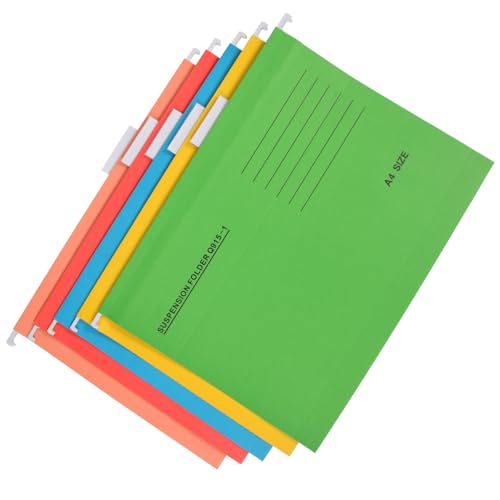 HOMSFOU 5 Stück Hängende Aktenmappe Teiliges Bunte Aktenordner für Quittungen Dokumente und Rechnungen für Büro Schule und Reisen Hohe Haltbarkeit und Praktische Handhabung HOMSFOU 5 Stück Hängende Aktenmappe Teiliges Bunte Aktenordner für Quittungen Dokumente und Rechnungen für Büro Schule und Reisen Hohe Haltbarkeit und Praktische Handhabung von HOMSFOU