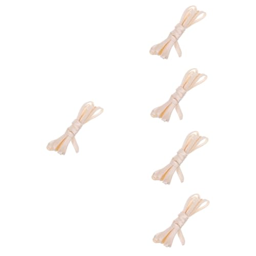 HOMSFOU 5 Stück Hochzeitskleid Rückenschnürung Satin Verstellbares Band für Brautkleid Elegantes Kleidungsaccessoire für Besondere Anlässe Langlebig und Vielseitig Einsetzbar HOMSFOU 5 Stück Hochzeitskleid Rückenschnürung Satin Verstellbares Band für Brautkleid Elegantes Kleidungsaccessoire für Besondere Anlässe Langlebig und Vielseitig Einsetzbar von HOMSFOU