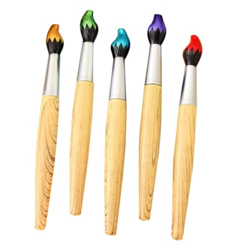 HOMSFOU 5 Stück Holz Kugelschreiber Tragbare Schreibstifte Rot Grün Blau und Gold Stilvolle Holzoptik für Schule und Büro für Kreatives Schreiben und Bastelprojekte HOMSFOU 5 Stück Holz Kugelschreiber Tragbare Schreibstifte Rot Grün Blau und Gold Stilvolle Holzoptik für Schule und Büro für Kreatives Schreiben und Bastelprojekte von HOMSFOU