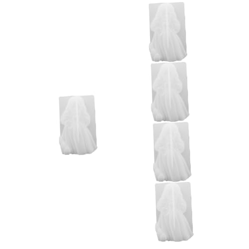HOMSFOU 5 Stück Kleine Prinzessin Silikonform duftend Badeform Kerzenformen Duft Kerze Herstellung Formen zum Schmelzen von Silikonwachs DIY Seifenform aus Silikon Kieselgel Weiß HOMSFOU 5 Stück Kleine Prinzessin Silikonform duftend Badeform Kerzenformen Duft Kerze Herstellung Formen zum Schmelzen von Silikonwachs DIY Seifenform aus Silikon Kieselgel Weiß von HOMSFOU