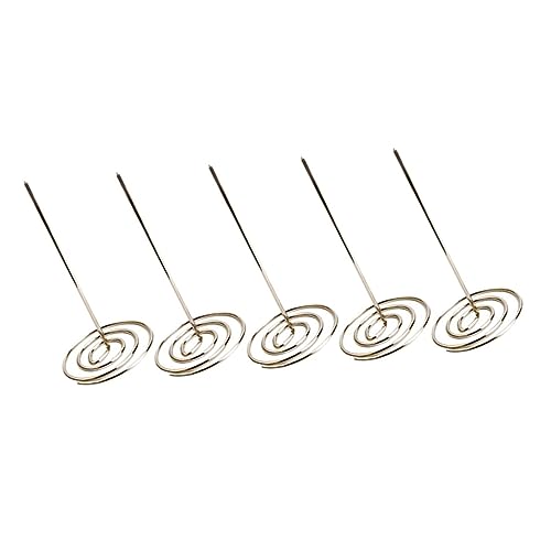 HOMSFOU 5 Stück Memo Halter Spike Praktische Quittungshalter für Restaurant Büro und Silberne Papier Spikes für Ordentliche Ablage von und Notizen von HOMSFOU