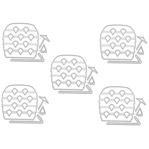 HOMSFOU 5 Stück Metallstanzformen Für Scrapbooking Gestanzt Schneiden Ananas Schablone Und Karte Die Herstellung Stanzformen Aus Metall Stanzteile Aus Metall Kohlenstoffstahl von HOMSFOU