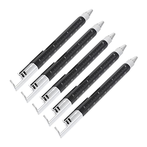 HOMSFOU 5 Stück Multifunktionale Teilig Schraubendreher Stift Werkzeug Kugelschreiber mit Wasserwaage Maßstab Kunststoff und Tragbar für Heimwerker und Reparaturen HOMSFOU 5 Stück Multifunktionale Teilig Schraubendreher Stift Werkzeug Kugelschreiber mit Wasserwaage Maßstab Kunststoff und Tragbar für Heimwerker und Reparaturen von HOMSFOU