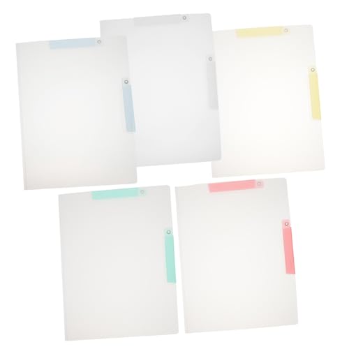 HOMSFOU 5 Stück Prüfungspapier-organizer Ordnertaschen Schulmappen Ordner-organizer Dateiordner Aktenordner Aus Kunststoff Quittungshalter-organisator Dateiorganisator Büroordner Plastik HOMSFOU 5 Stück Prüfungspapier-organizer Ordnertaschen Schulmappen Ordner-organizer Dateiordner Aktenordner Aus Kunststoff Quittungshalter-organisator Dateiorganisator Büroordner Plastik von HOMSFOU