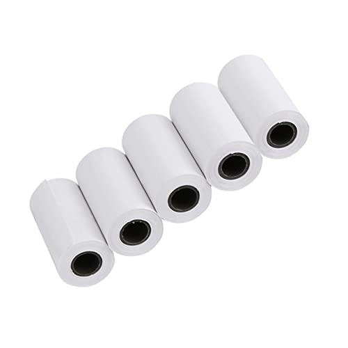 HOMSFOU 5 Stück Selbstklebende Etiketten Thermopapier mit Rollenkern Weiße Aufkleber für Büro Versand und Organisation Vielseitig Einsetzbar für Dokumente Gläser Flaschen und HOMSFOU 5 Stück Selbstklebende Etiketten Thermopapier mit Rollenkern Weiße Aufkleber für Büro Versand und Organisation Vielseitig Einsetzbar für Dokumente Gläser Flaschen und von HOMSFOU