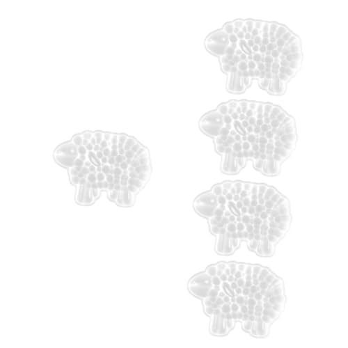 HOMSFOU 5 Stück Silikonform für Schafe Wiederverwendbare Gießform für Diy Hochwertige Silikonform für Bastelprojekte Schaf Dekorationen und Langlebig und Leicht zu Entformen HOMSFOU 5 Stück Silikonform für Schafe Wiederverwendbare Gießform für Diy Hochwertige Silikonform für Bastelprojekte Schaf Dekorationen und Langlebig und Leicht zu Entformen von HOMSFOU