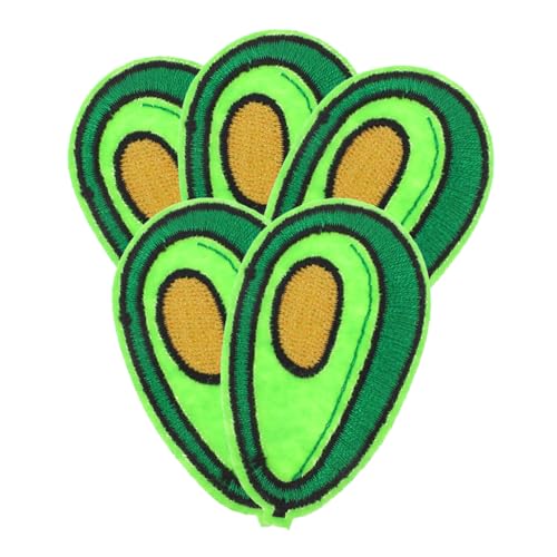 HOMSFOU 5 Stück Sticklabel Patch Bestickte Aufnäher Für Kleidung Sticken Flicken Für Bekleidung Name Gestickte Patches Für Halloween Obstbeet Applikationen Die Nähen Grün Twill-stoff HOMSFOU 5 Stück Sticklabel Patch Bestickte Aufnäher Für Kleidung Sticken Flicken Für Bekleidung Name Gestickte Patches Für Halloween Obstbeet Applikationen Die Nähen Grün Twill-stoff von HOMSFOU