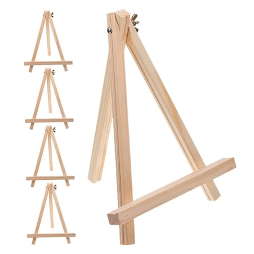 HOMSFOU 5 Stück Teiliges Holz Easel für Bilderrahmen Stabiler Verstellbarer Holzdisplay für Kunstprojekte für Ausstellungen und Hochzeiten Triangel HOMSFOU 5 Stück Teiliges Holz Easel für Bilderrahmen Stabiler Verstellbarer Holzdisplay für Kunstprojekte für Ausstellungen und Hochzeiten Triangel von HOMSFOU