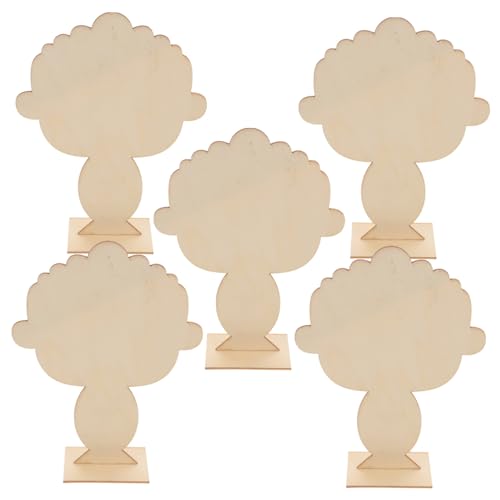 HOMSFOU 5 Stück Teiliges Holz Tonplatten für Porträtgestaltung Diy Material für Töpferarbeiten für Detaillierte Handwerksprojekte mit Einzigartiger Textur und Robuster Basis HOMSFOU 5 Stück Teiliges Holz Tonplatten für Porträtgestaltung Diy Material für Töpferarbeiten für Detaillierte Handwerksprojekte mit Einzigartiger Textur und Robuster Basis von HOMSFOU