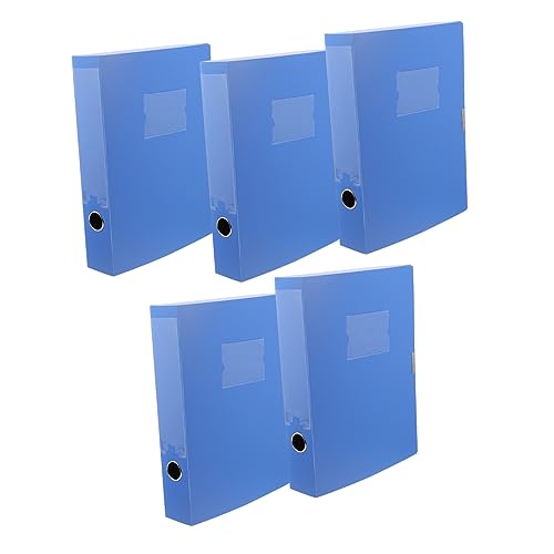 HOMSFOU 5 Stück Teiliges Kunststoff Aktenordner Boxen Faltbare Dokumenten Organizer für Büro und Zuhause zur Aufbewahrung von Unterlagen Zeitschriften und Zertifikaten HOMSFOU 5 Stück Teiliges Kunststoff Aktenordner Boxen Faltbare Dokumenten Organizer für Büro und Zuhause zur Aufbewahrung von Unterlagen Zeitschriften und Zertifikaten von HOMSFOU