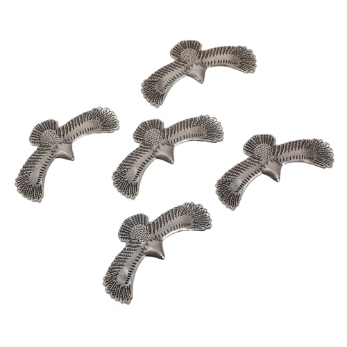 HOMSFOU 5 Stück Teiliges Legierungs nieten für DIY Taschen und Kleidung Adlerform Metallbeschläge Robust und Dekorativ Geeignet für Leder Gürtel und Handtaschen Zubehör von HOMSFOU